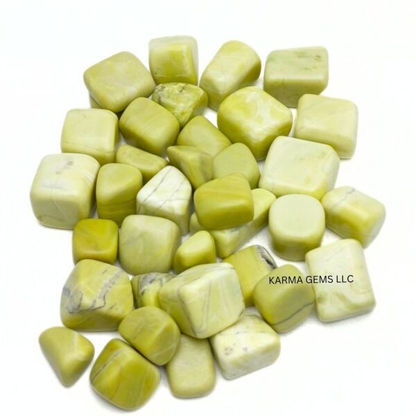 Serpentine 15 To 25 MM Crystal Tumbled Stone