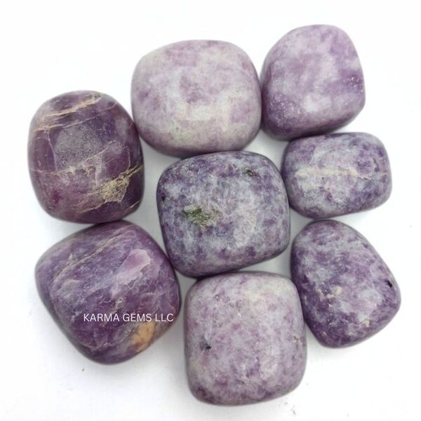 Lepidolite 25 To 35 MM Crystal Tumbled Stone