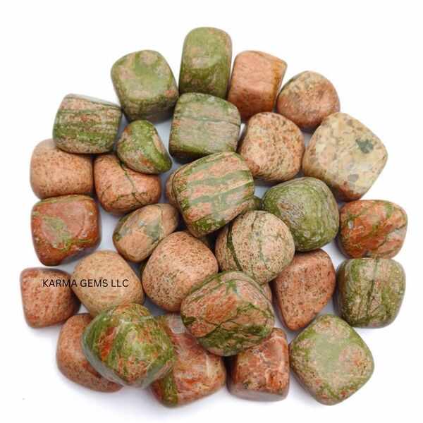 Unakite 15 To 25 MM Crystal Tumbled Stone