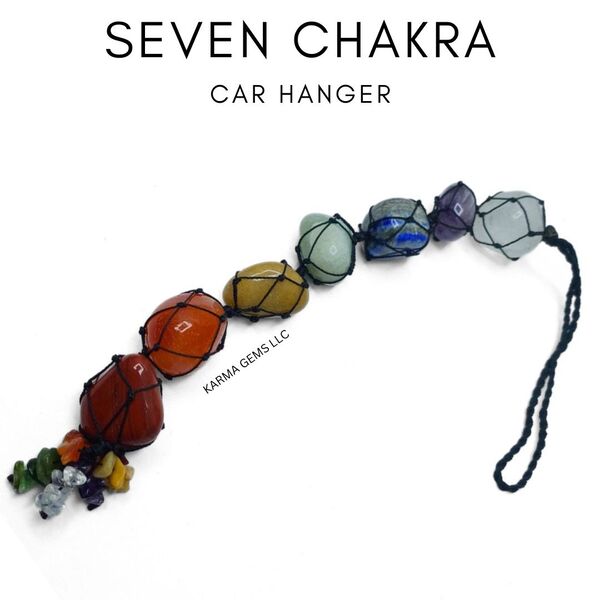 7 Chakra Tumble Stone Hanger