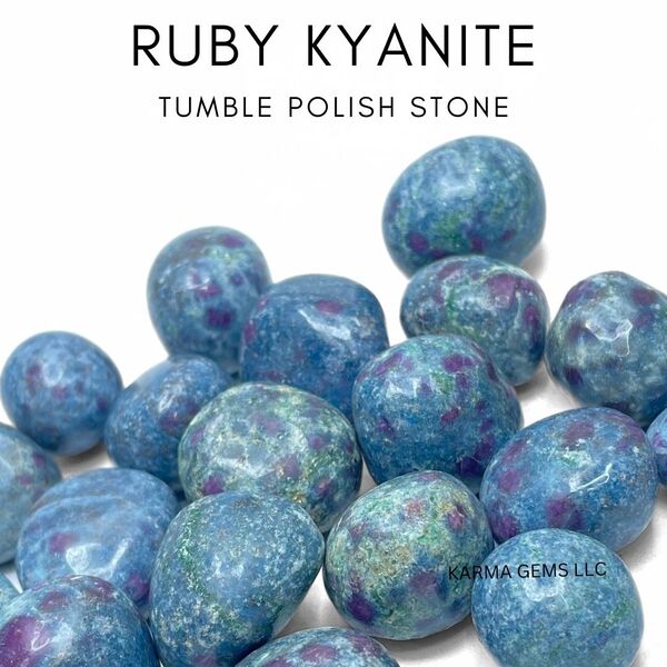 Ruby Kyanite 15 To 25 MM Crystal Tumbled Stone
