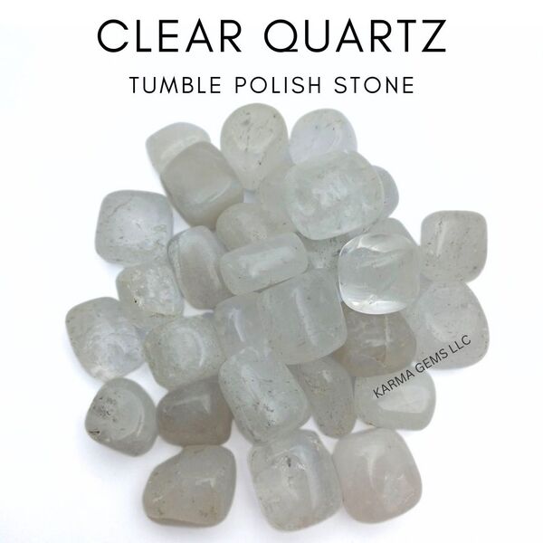 Clear Quartz 15 To 25 MM Crystal Tumbled Stone