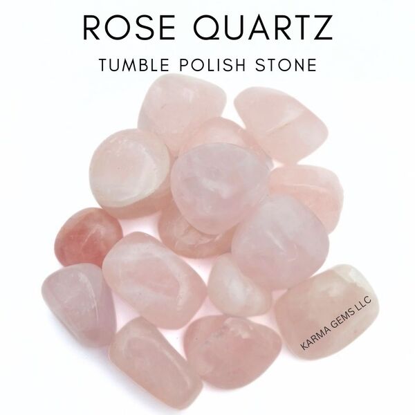 Rose Quartz 15 To 25 MM Crystal Tumbled Stone