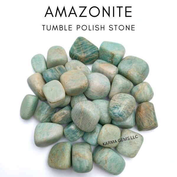 Amazonite 15 To 25 MM Crystal Tumbled Stone