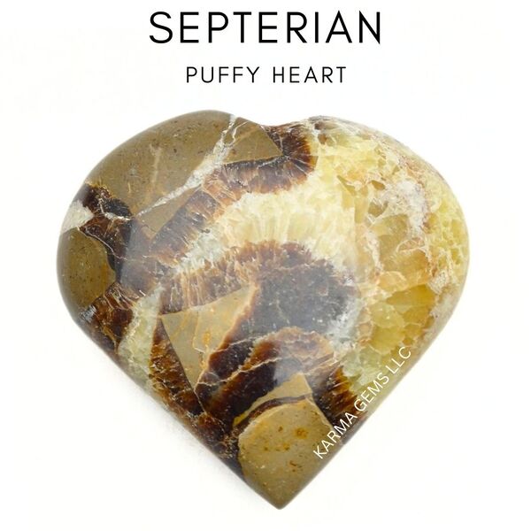 Septerian Puffy Heart 2 inch
