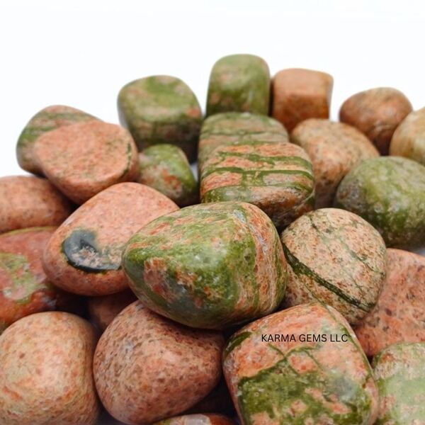 Unakite 15 To 25 MM Crystal Tumbled Stone