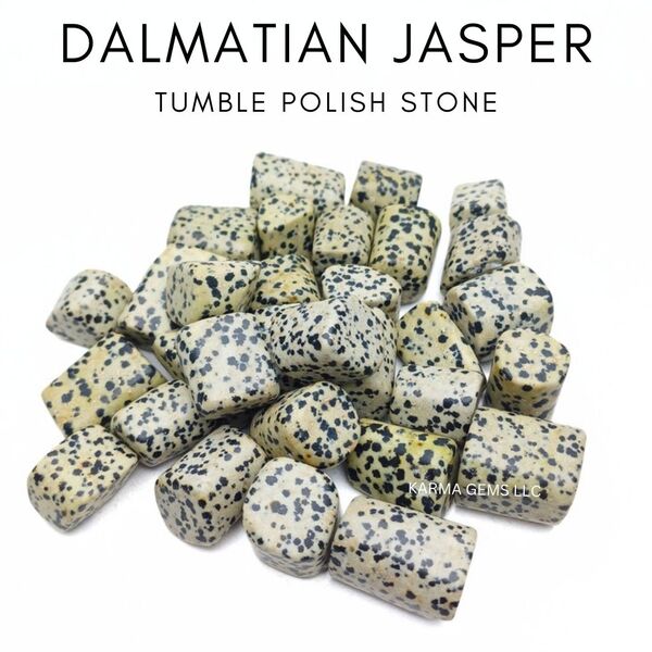 Dalmatian Jasper 15 To 25 MM Crystal Tumbled Stone