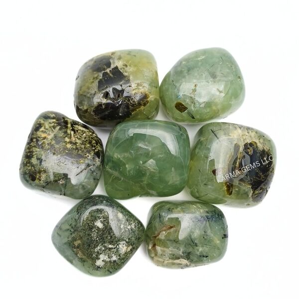 Prehnite 25 To 35 MM Crystal Tumbled Stone
