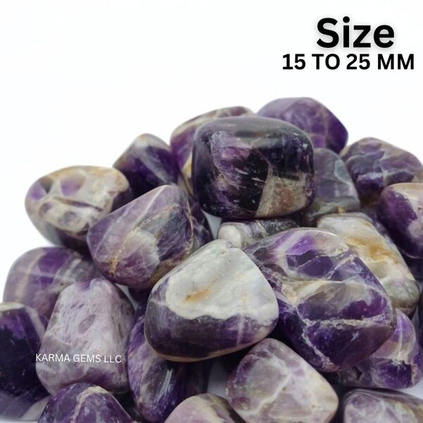 Amethyst 15 To 25 MM Crystal Tumbled Stone