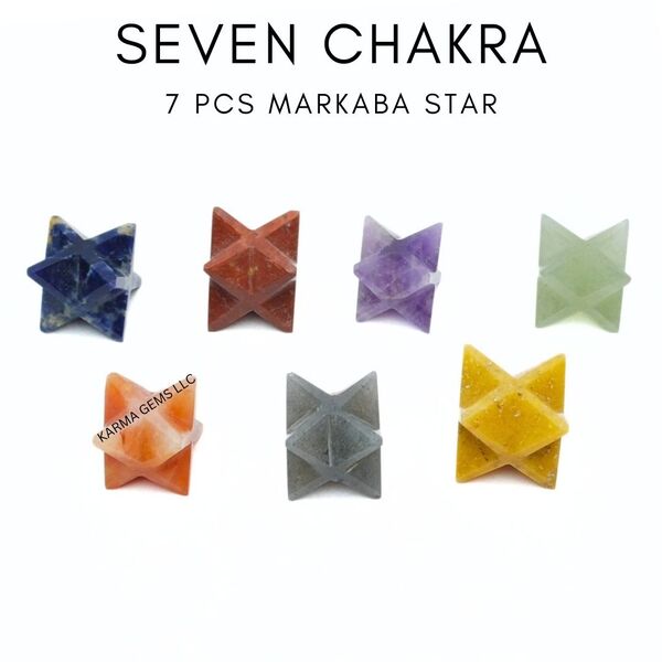 Seven Chakra Markaba Star Set