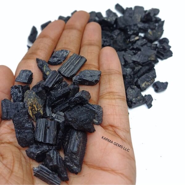 Black Obsidian Crystal Chips Stone