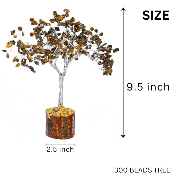Tiger Eye 300 Beads Wire  Tree
