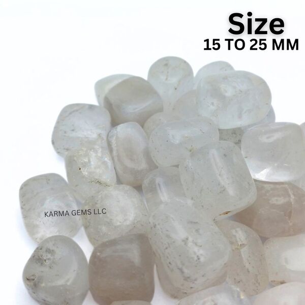 Clear Quartz 15 To 25 MM Crystal Tumbled Stone